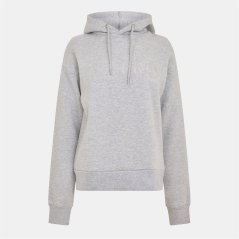 USA Pro Classic Logo Hoodie Grey Marl