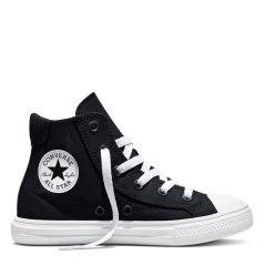 Converse Kids' Canvas High-Top Trainers Black/White