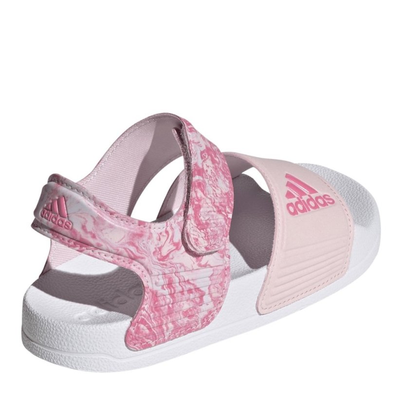 adidas Adilette Sandal K Sliders Unisex Kids Clear Pink/Wht
