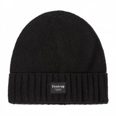 Firetrap Knit Beanie 41 Black