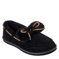 Skechers Women's Cozy CampF Full Fit Slipper Black