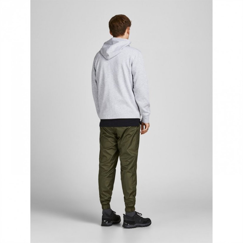 Jack and Jones Coair Full Zip Hoodie Light Grey