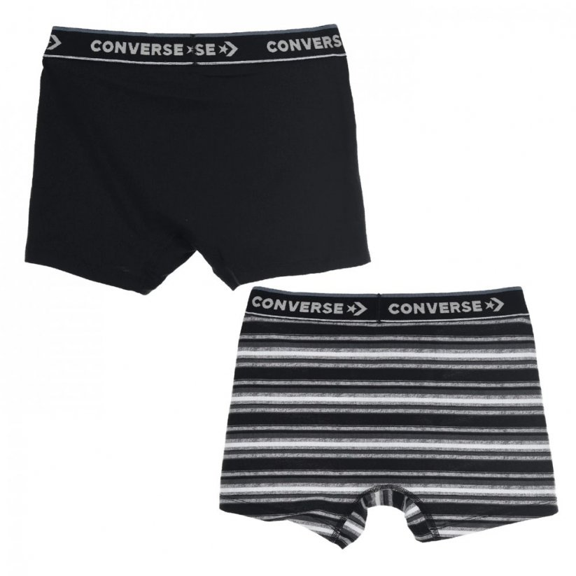 Converse Pack Stripe Boxers Black