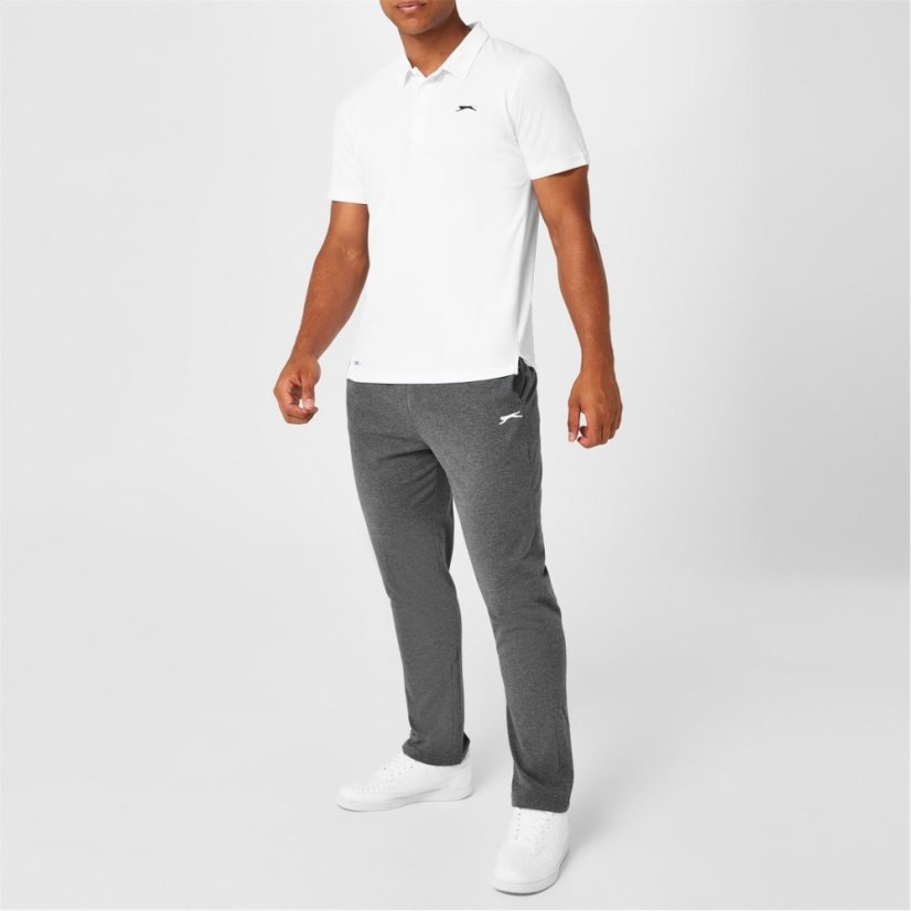 Slazenger Jersey Jogging Bottoms Mens Charcoal Marl