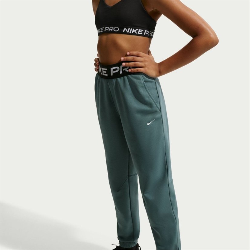 Nike Pro Dri-FIT Jogging Bottoms Juniors Mineral Slate