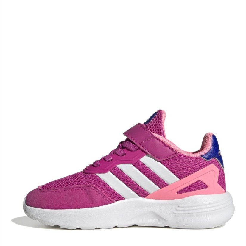 adidas Nebzed Track Running Shoes Childrens Fuchsia/White