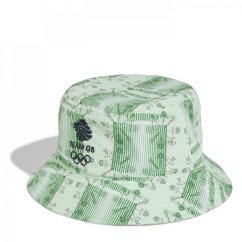 adidas Team GB Bucket Hat Unisex Green Spark