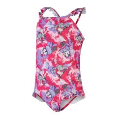 Speedo LTS DIGI FRILL COSTUME TRSP IF Pink