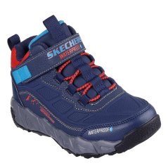 Skechers Unisex Kids' Velocitrek Walking Shoes Navy/Red