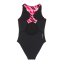 Slazenger Kids' Slaz One Piece Swimsuit Black/Pink