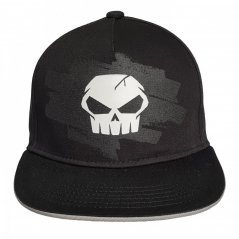 No Fear Classic Skull Snapback Cap Black