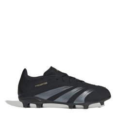 adidas Predator 24 Elite Junior Firm Ground Football Boots Core Black/Crbn