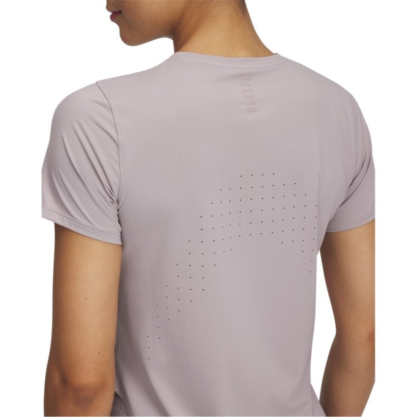 Under Armour Women's Launch Elite Short Sleeve Performance Running Top Gray