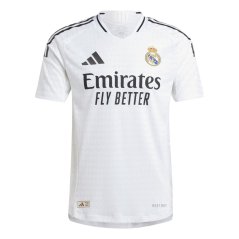 adidas Real Madrid Authentic Home Shirt 2024 2025 Adults White