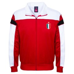 Score Draw AC Milan 1988 Retro Football Tracksuit Jacket Adults Red/Black