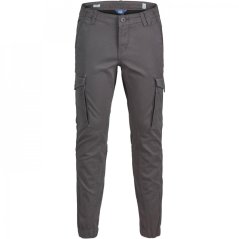 Jack and Jones Paul Flake Slim Stretch Cuffed Cargo Pants Junior Asphalt