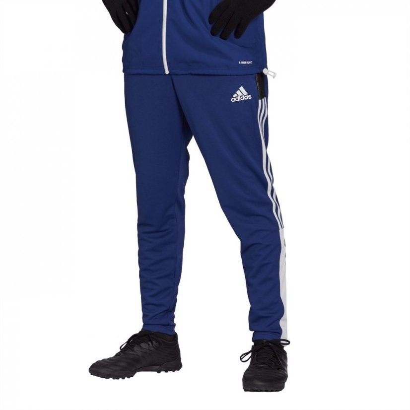 adidas Tiro Primeblue Warm Tracksuit Bottoms Mens Waterproof Trouser Victory Blue