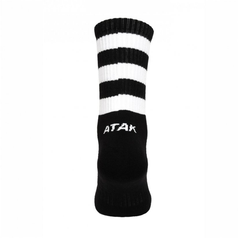 Atak Half Leg Socks Senior Black/White
