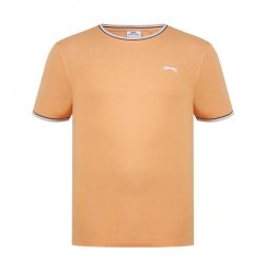 Slazenger Tipped T Shirt Mens Sweet Mandr