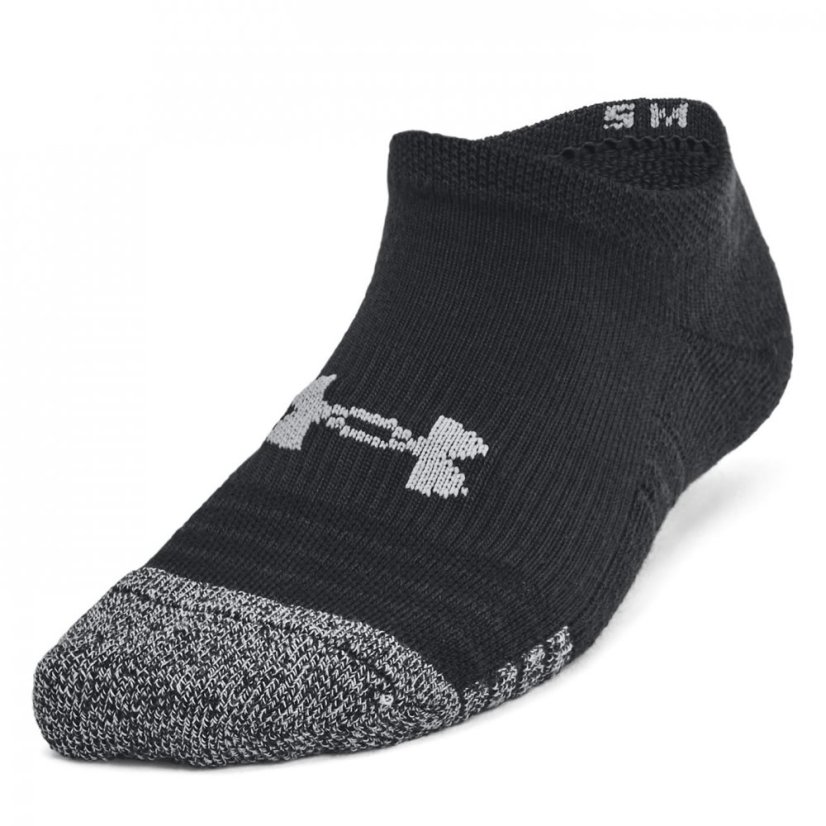 Under Armour UA Performance Tech 3-Pack No Show Socks Kids' Black