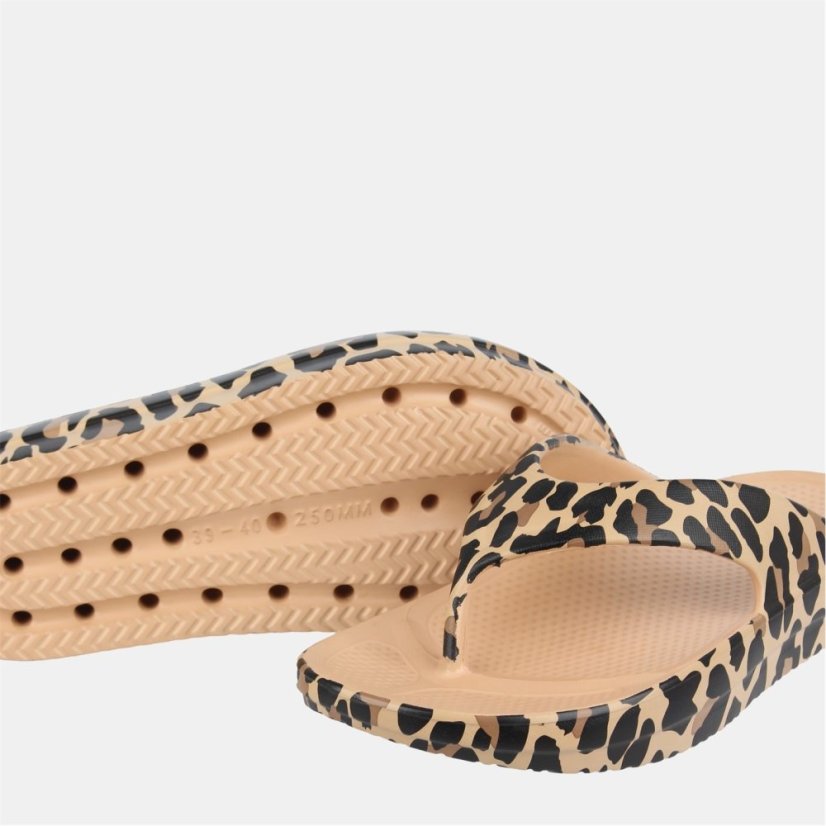 Hot Tuna HT Flip Flops Womens Leopard