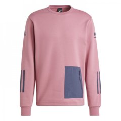 adidas All Blacks Sweater Mens Pink/Navy