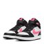 Nike Court Borough Mid 2 Little Kids' Shoes Black/Pink/Wht