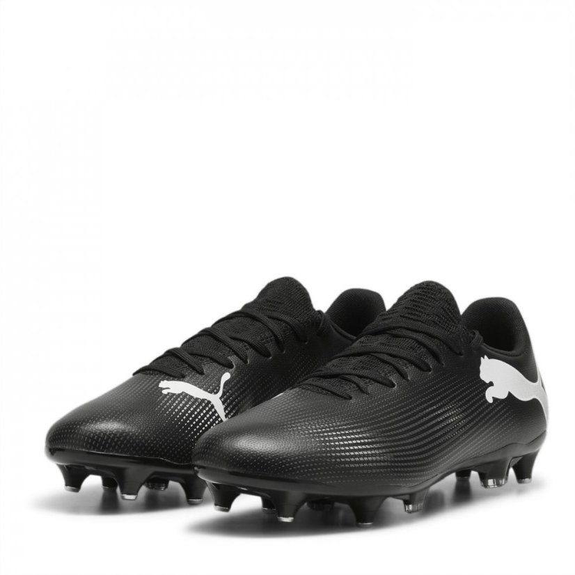 Puma Futa 7 Play Soft Ground Football Boots Black/White