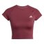 adidas Hyperglam Rib T-Shirt Red