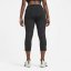 Nike Mid-Rise Crop Running Leggings Black