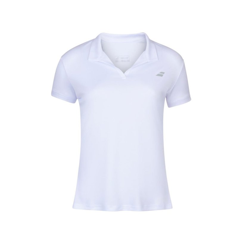 Babolat Kids' Short-Sleeve Performance Polo Shirt White
