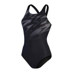 Speedo Women's Hyperboom One Piece Swimsuit Black/Grey