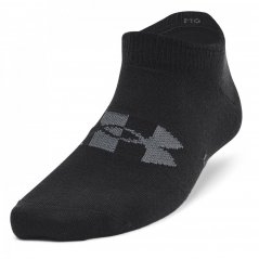 Under Armour Armour Youth Essential No Show 6pk Socks Black/Grey/Whit