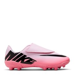 Nike Mercurial Vapor 15 Club Infant Firm Ground Football Boots Pink/Black