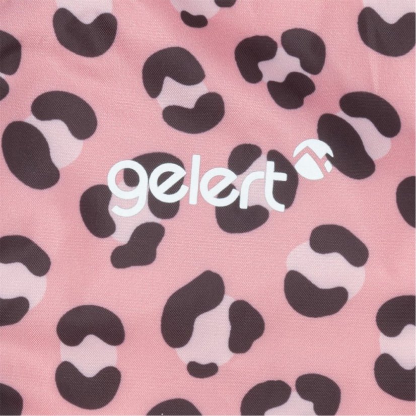 Gelert Unisex Kids' All-Weather Waterproof Windproof Hooded Long Sleeve Waterproof Jacket Pink