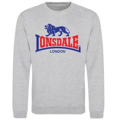 Lonsdale Printed Logo Sweat Grey 2