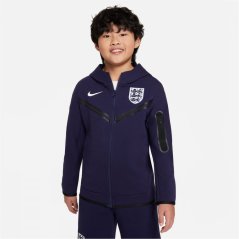 Nike England Tech Fleece Jacket 2024 Junior Purple Ink/Blu