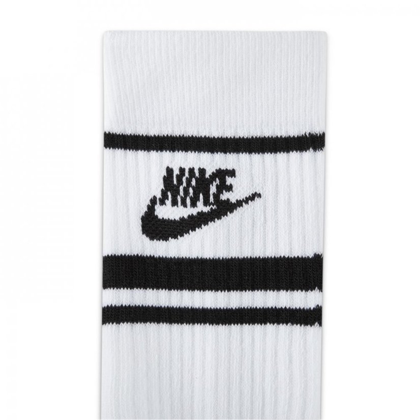 Nike Sportswear Dri-FIT Everyday Essential Crew Socks (3 Pairs) White/Black