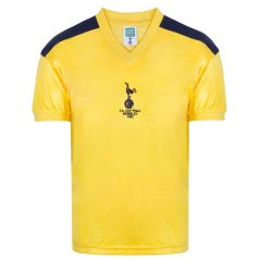 Score Draw SD Tottenham Hotspur Retro Away Shirt 1982 Mens Yellow/Blue