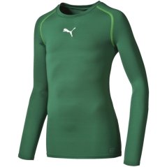 Puma (5) Tb Ls Tee (Vent) Juniors Green