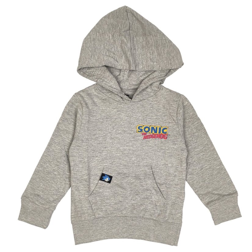 Detská mikina Ježko Sonic - Game Over - Grey