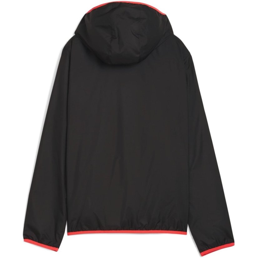 Puma Kids' Rain Windbreaker Black/Orange