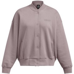 Under Armour Women's Lightweight Varsity Bomber Jacket Grey