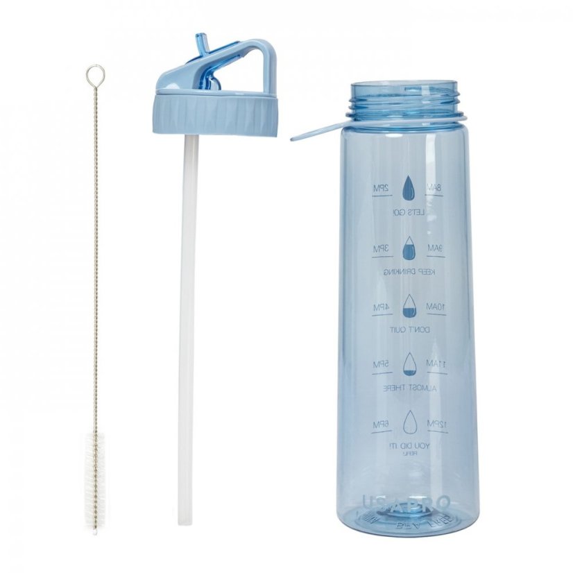 USA Pro Pro x Sophie Habboo Premium Hydration Water Bottle Clear Blue