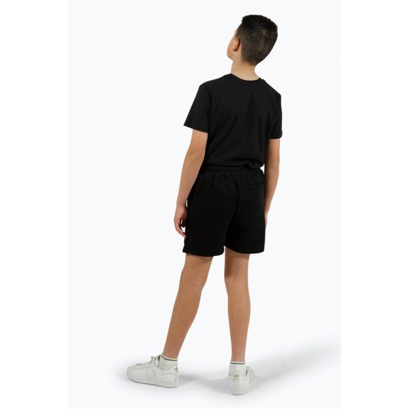 Hype Scribble Fleece Jogger Shorts Black