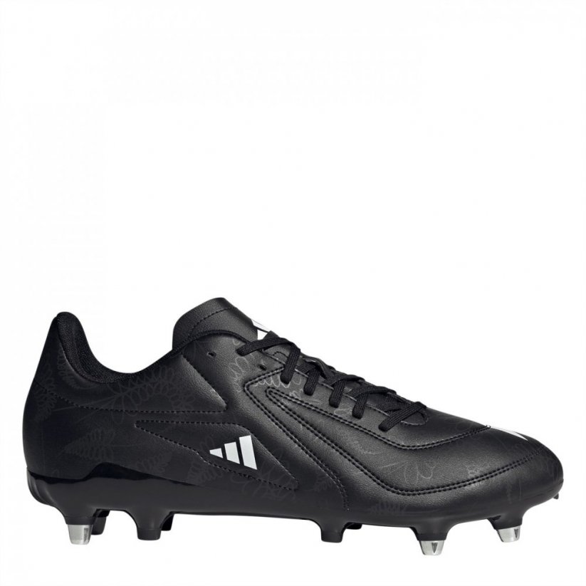 adidas RS-15 Soft Ground Rugby Boots Blk/Wht/Crbn
