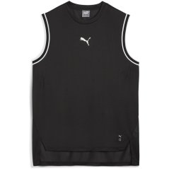 Puma Winning Shot Mesh Tank Vest Mens Puma Black