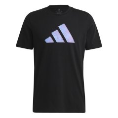 adidas Tennis Graphic pánske tričko Black