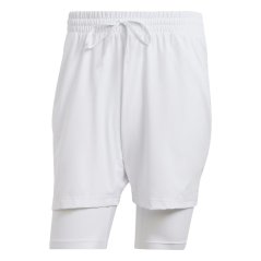 adidas Tennis Pro AEROREADY Shorts and Inner Shorts Set White