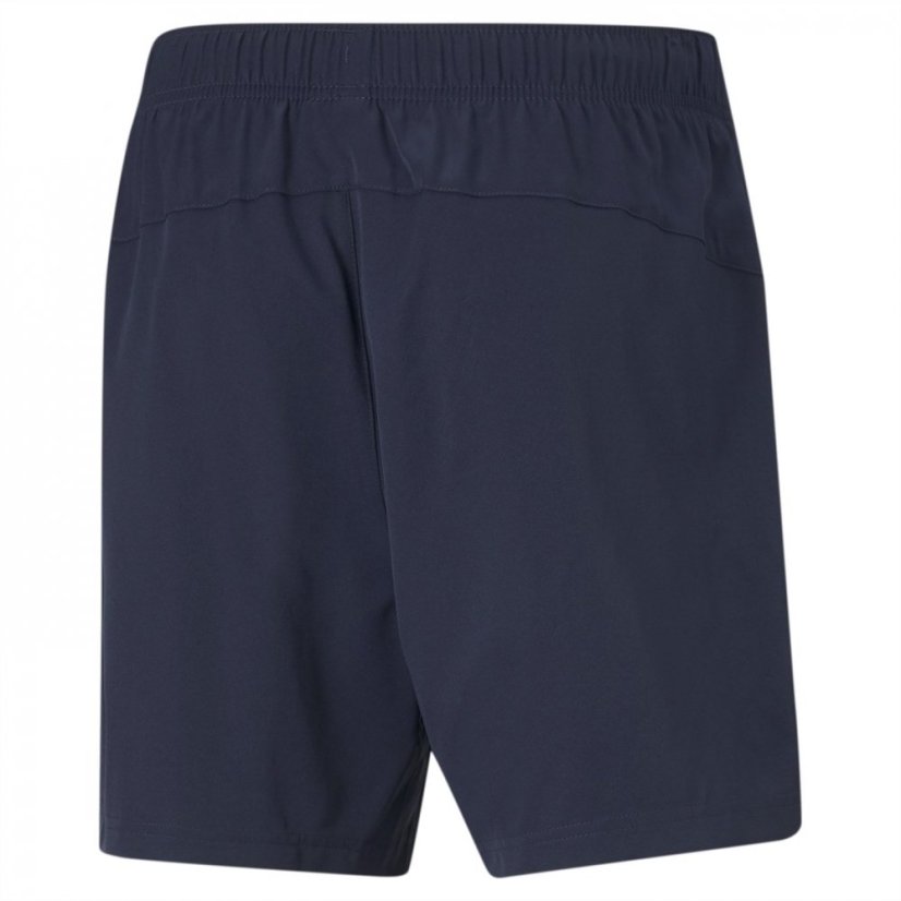 Puma Essentials Logo Woven Shorts 5 Mens Navy/White